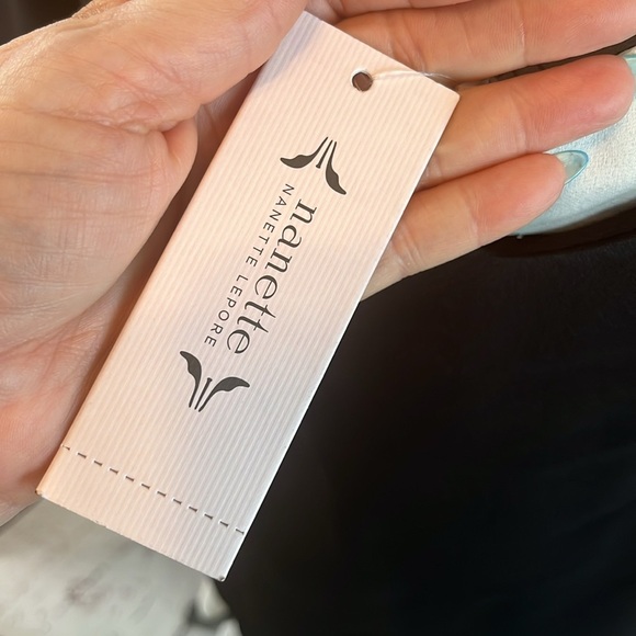 Nanette Lepore Layered Cold Shoulder Dress NWT Tied Shoulders Ruffles Size 4 - Picture 6 of 11